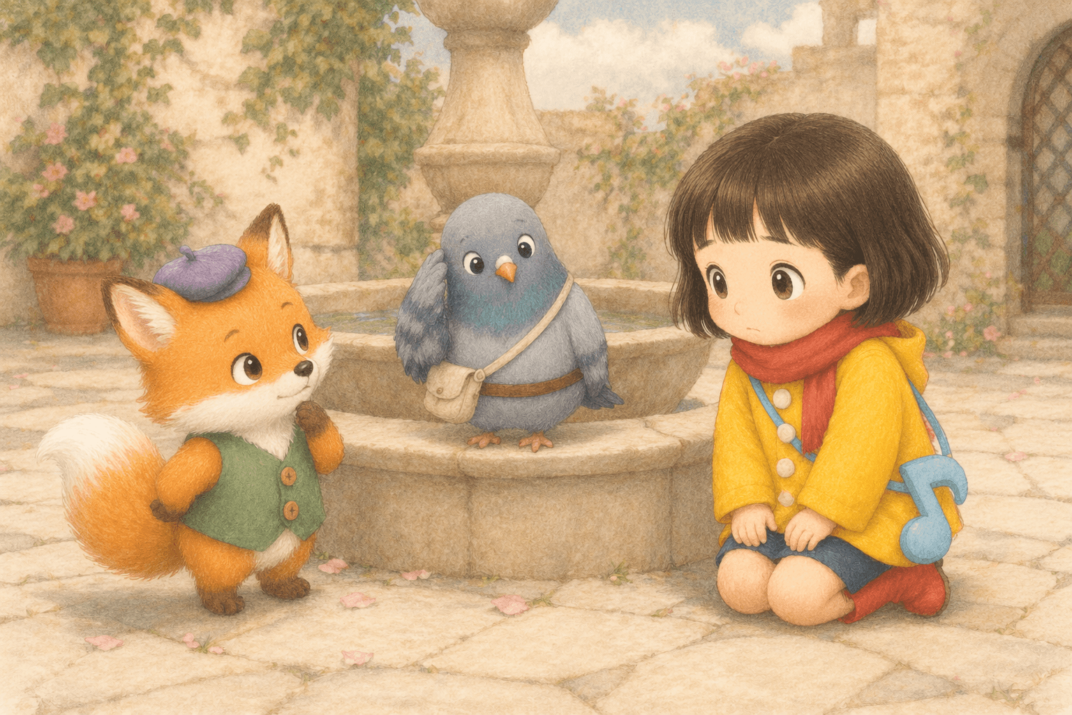 『おとさがしのまち』の挿絵その2