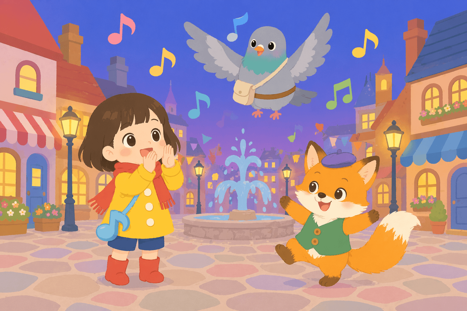 『おとさがしのまち』の挿絵その3