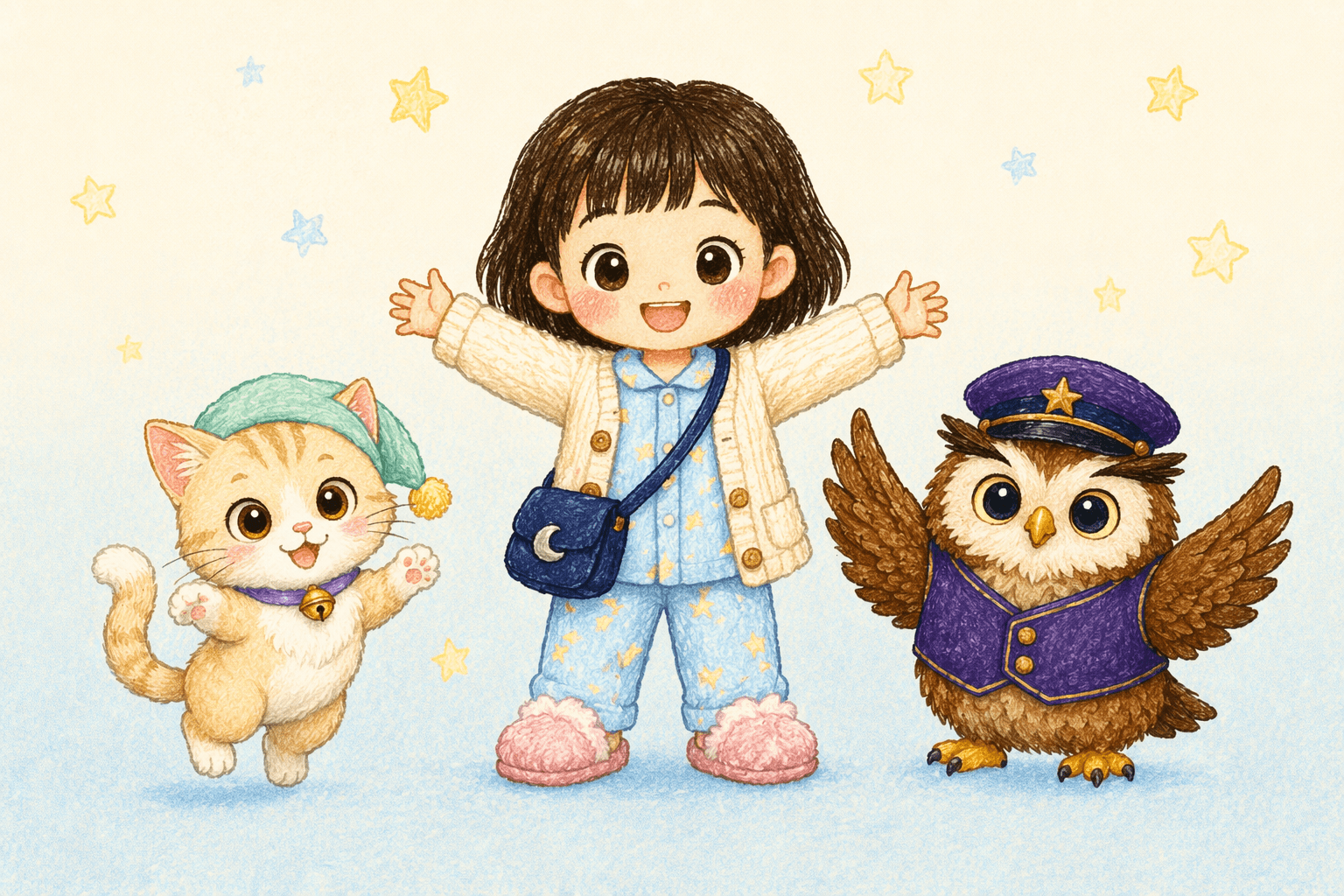 絵本『ゆめでんしゃと ほしのえき』の表紙
